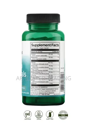 Swanson Sleep Essentials GABA Melatonin 60 Capsules - Made in USA
