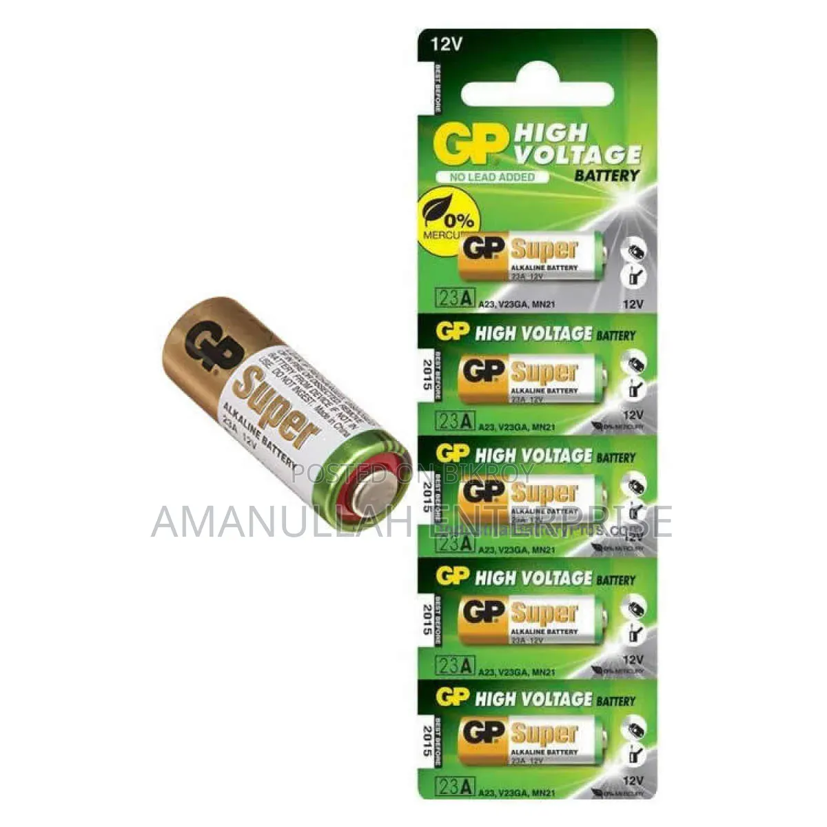 GP Super 23A 12V Alkaline Battery | High Voltage