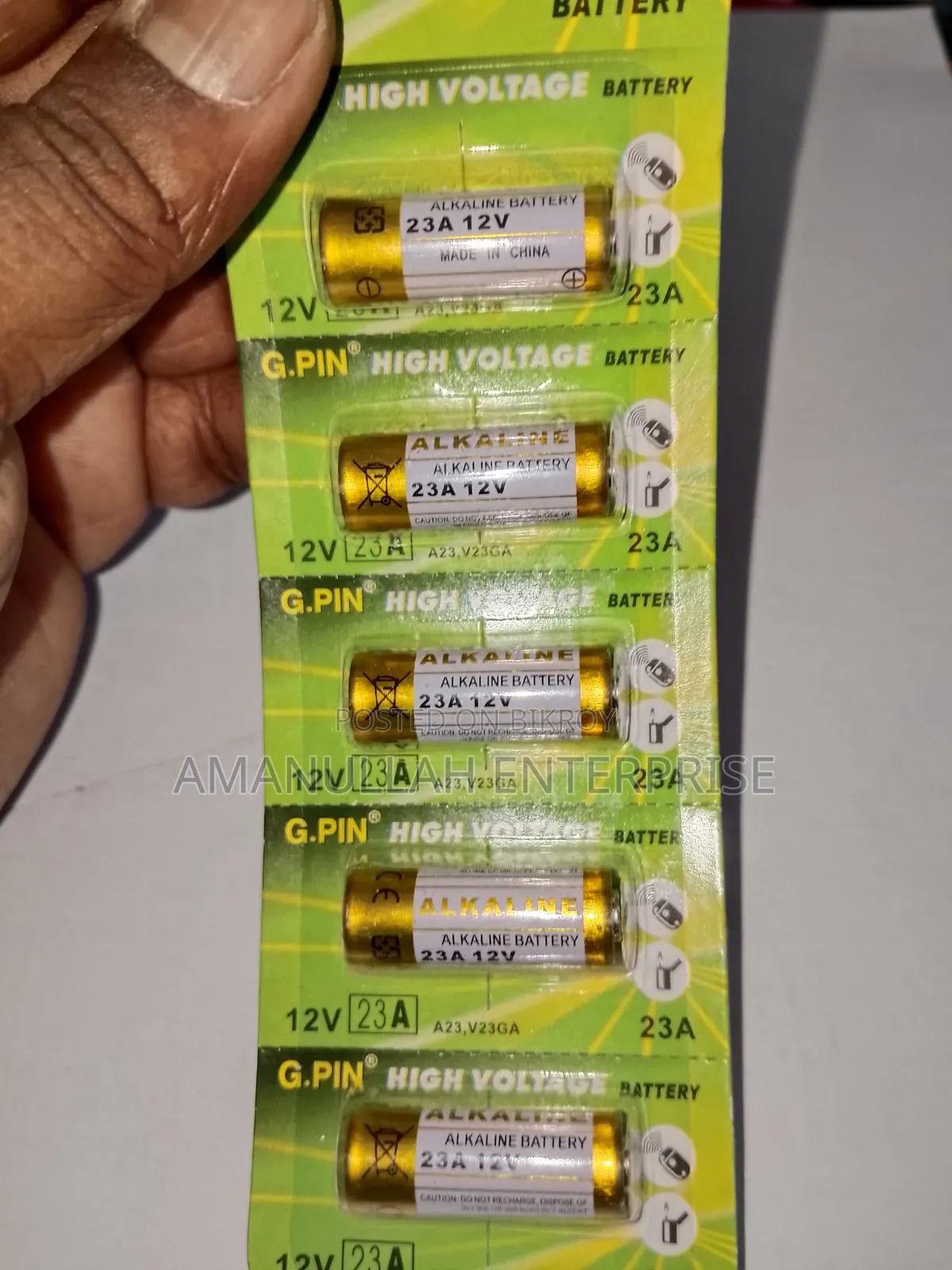 GP Super 23A 12V Alkaline Battery | High Voltage