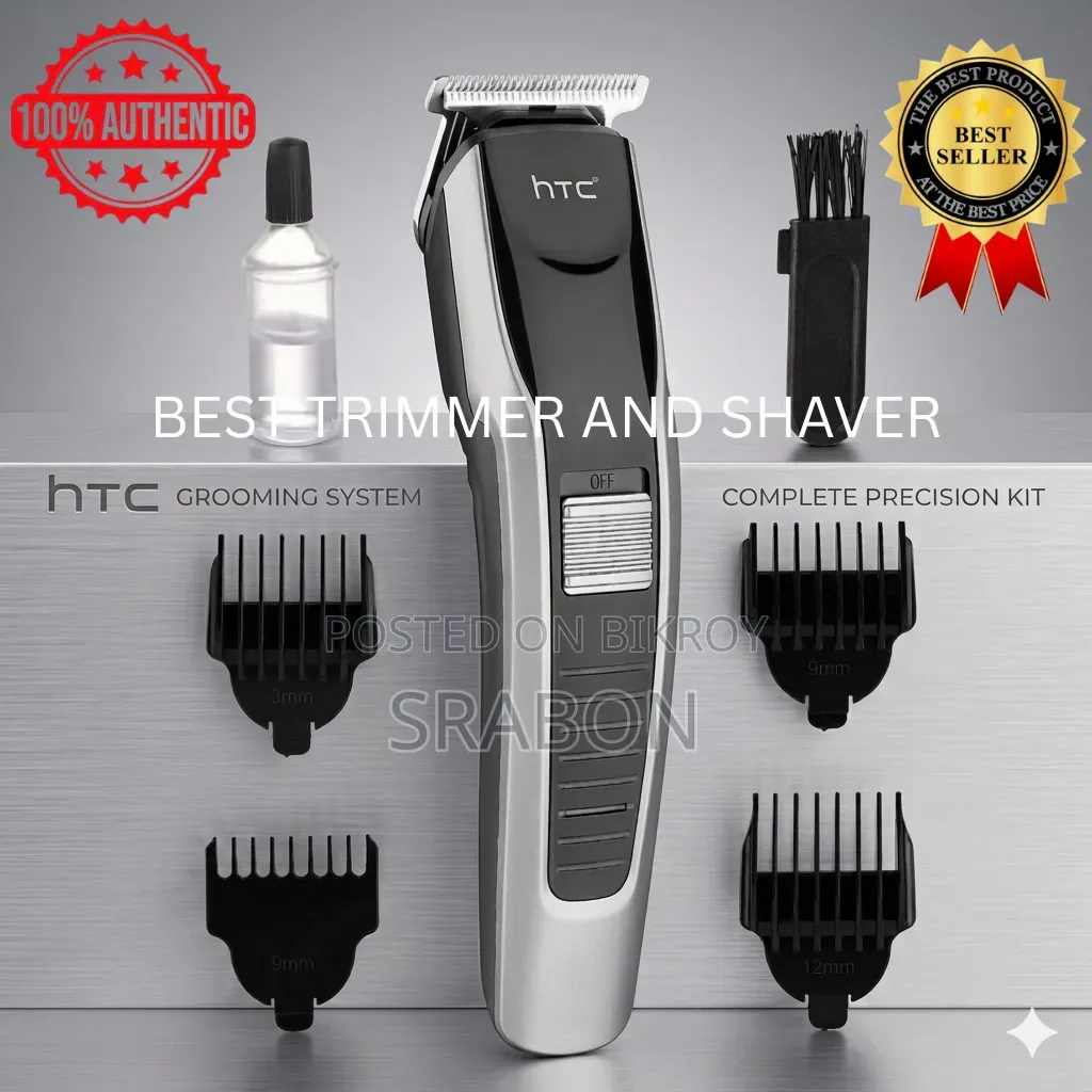 HTC AT 538 Rechargeable Hair and Beard Trimmer for Men