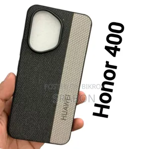 Honor 400 Ultrathin Leather Grain TPU Design Back Cover Phone Case