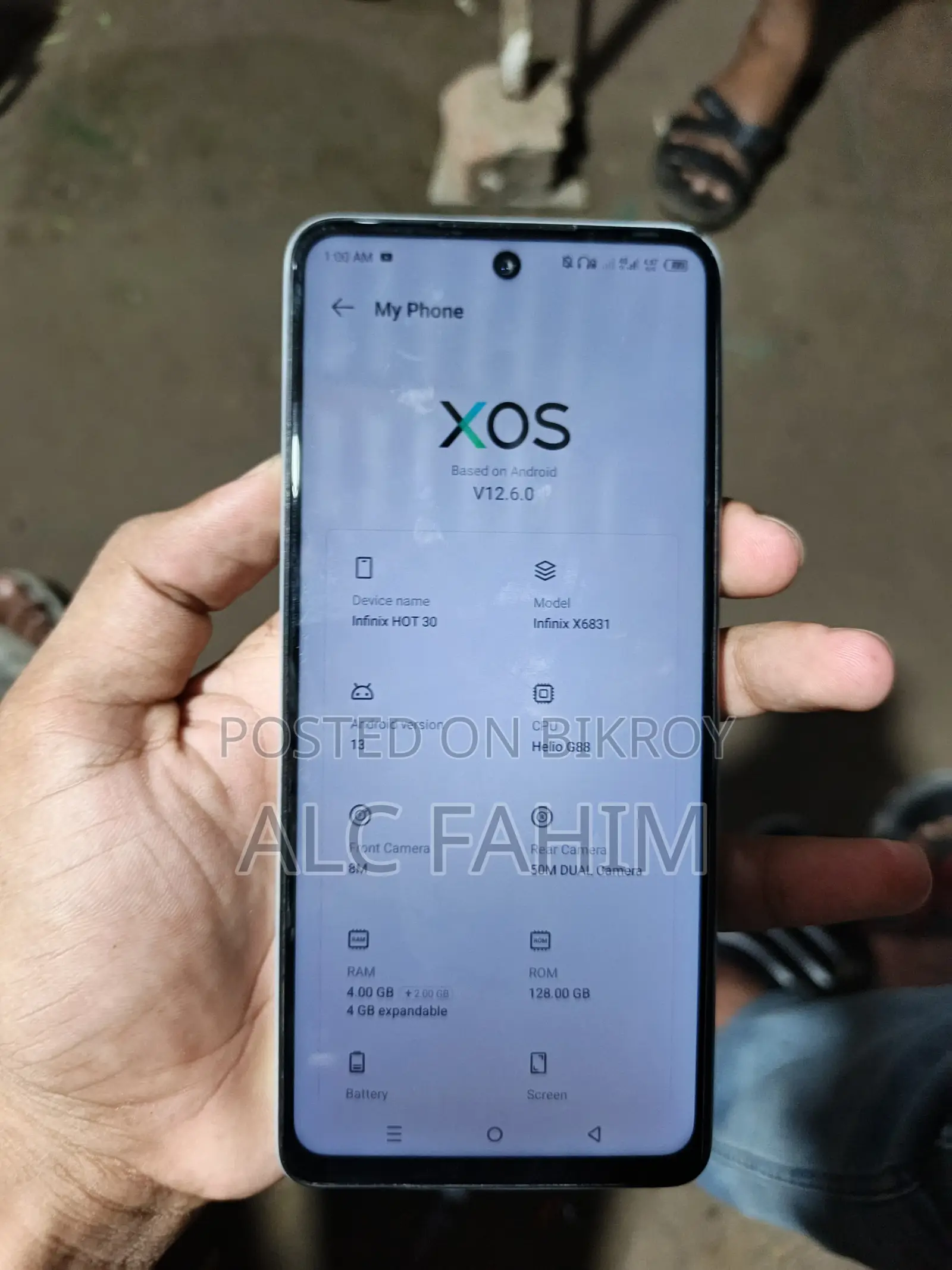 Infinix Hot 30 128 GB Bronze