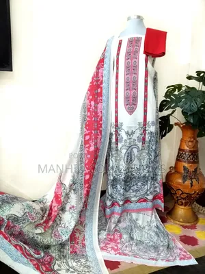 Al Huda Premium Swiss Lawn Three Piece Dress