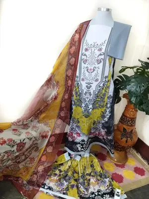 Al Huda Premium Swiss Lawn Three Piece Dress