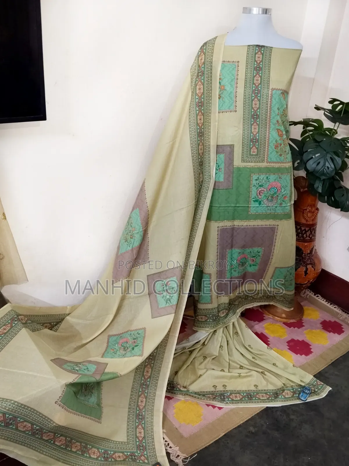 Al Huda Premium Swiss Lawn Three Piece Dress