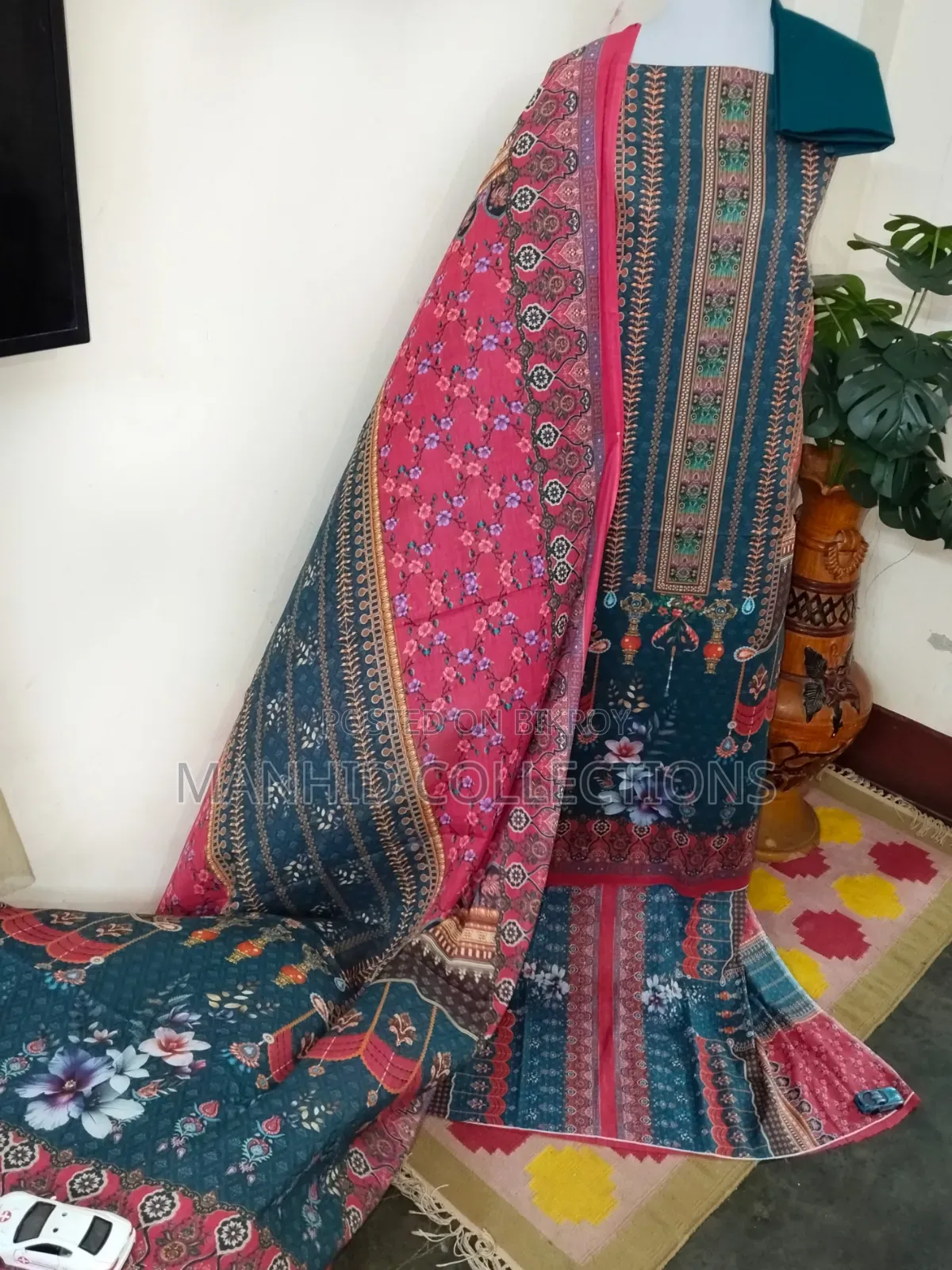 Al Huda Premium Swiss Lawn Three Piece Dress