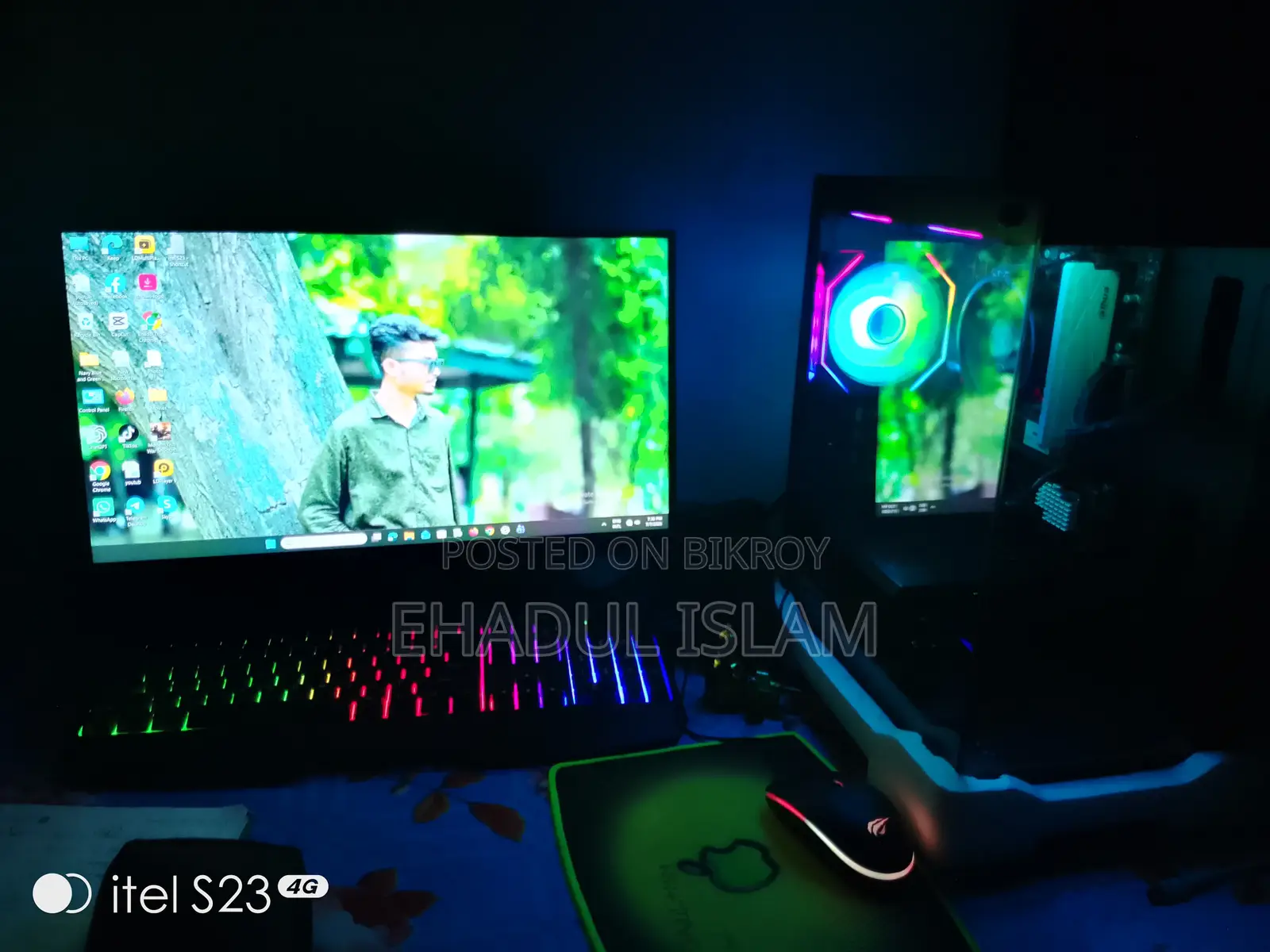 নতুন ডেস্কটপ কম্পিউটার MSI 8GB AMD Ryzen 5 SSD 256GB