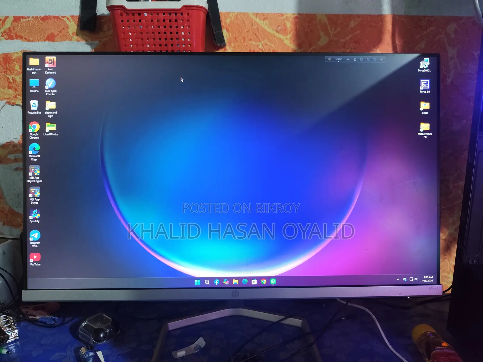 HP M22f ২১.৫ ইঞ্চি