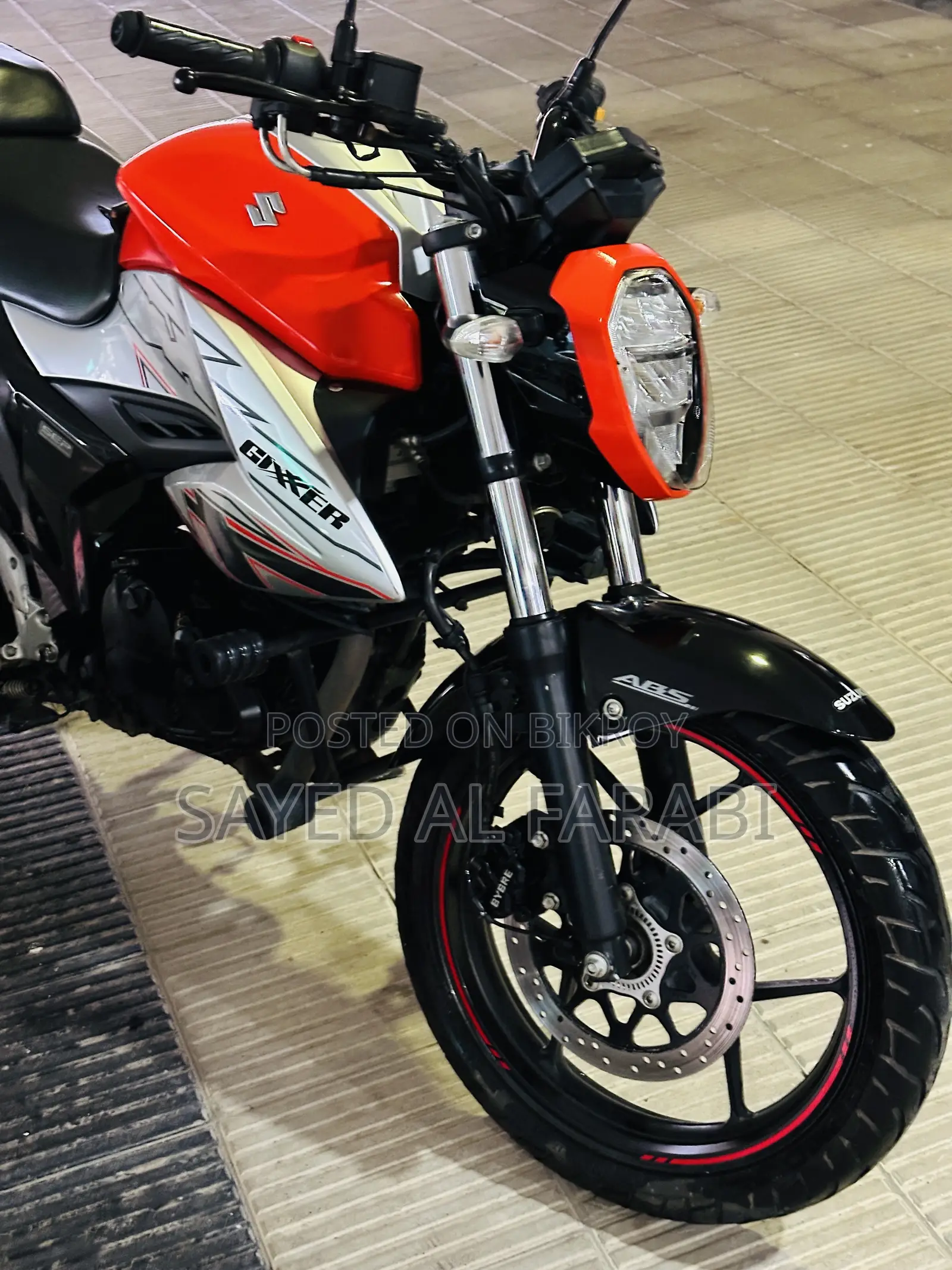 Suzuki Gixxer 2024 Orange