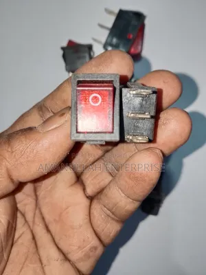 Assorted Electronic Switches Multi-Pack | Rocker Push-Button(3 Pcs)