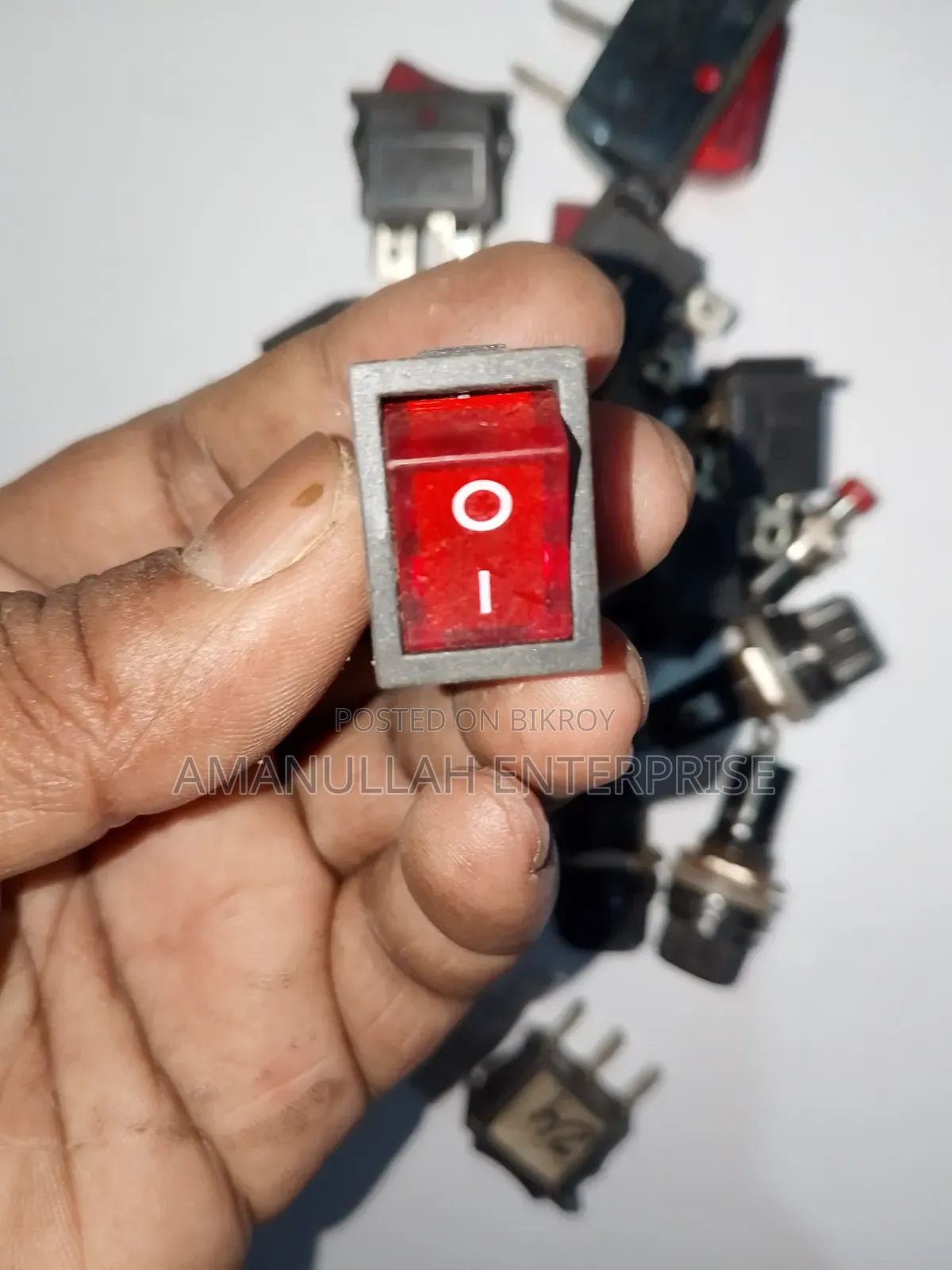 Assorted Electronic Switches Multi-Pack | Rocker Push-Button(3 Pcs)