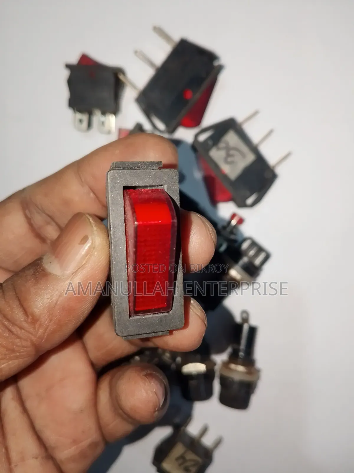 Assorted Electronic Switches Multi-Pack | Rocker Push-Button(3 Pcs)