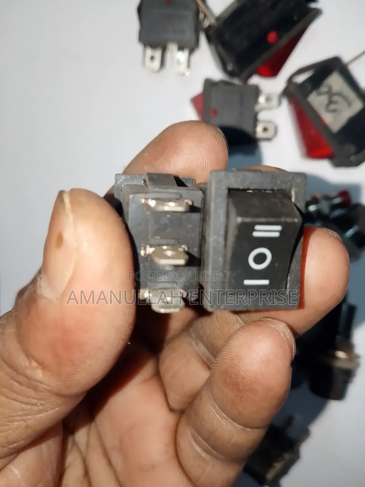 Assorted Electronic Switches Multi-Pack | Rocker Push-Button(3 Pcs)