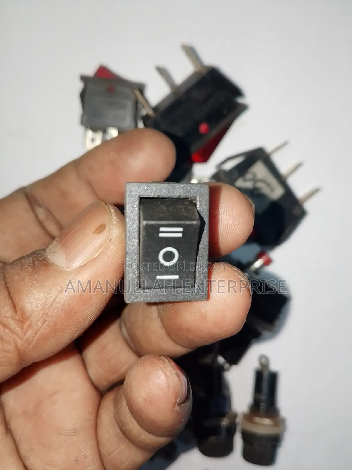 Assorted Electronic Switches Multi-Pack | Rocker Push-Button(3 Pcs)