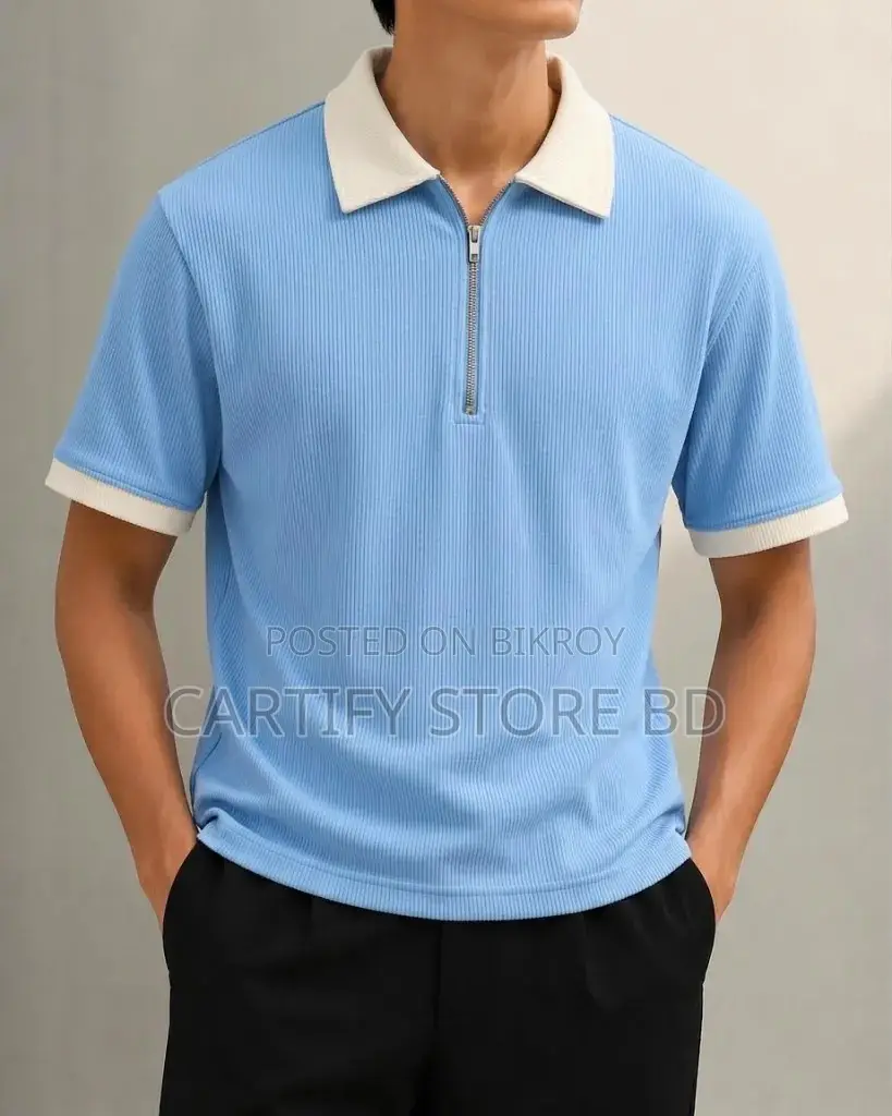Zipper Polo for Summer
