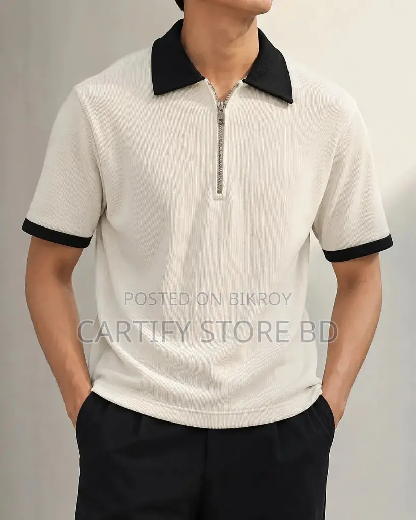 Zipper Polo for Summer