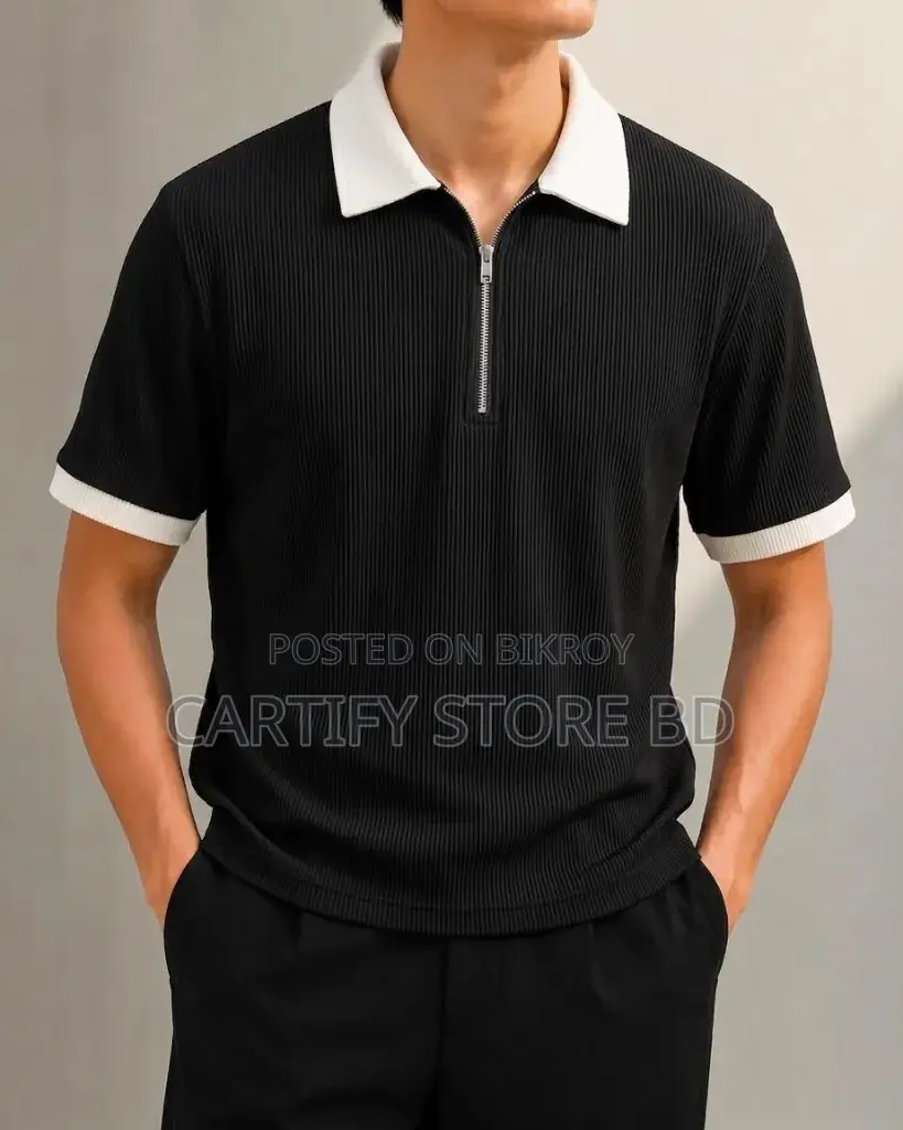 Zipper Polo for Summer