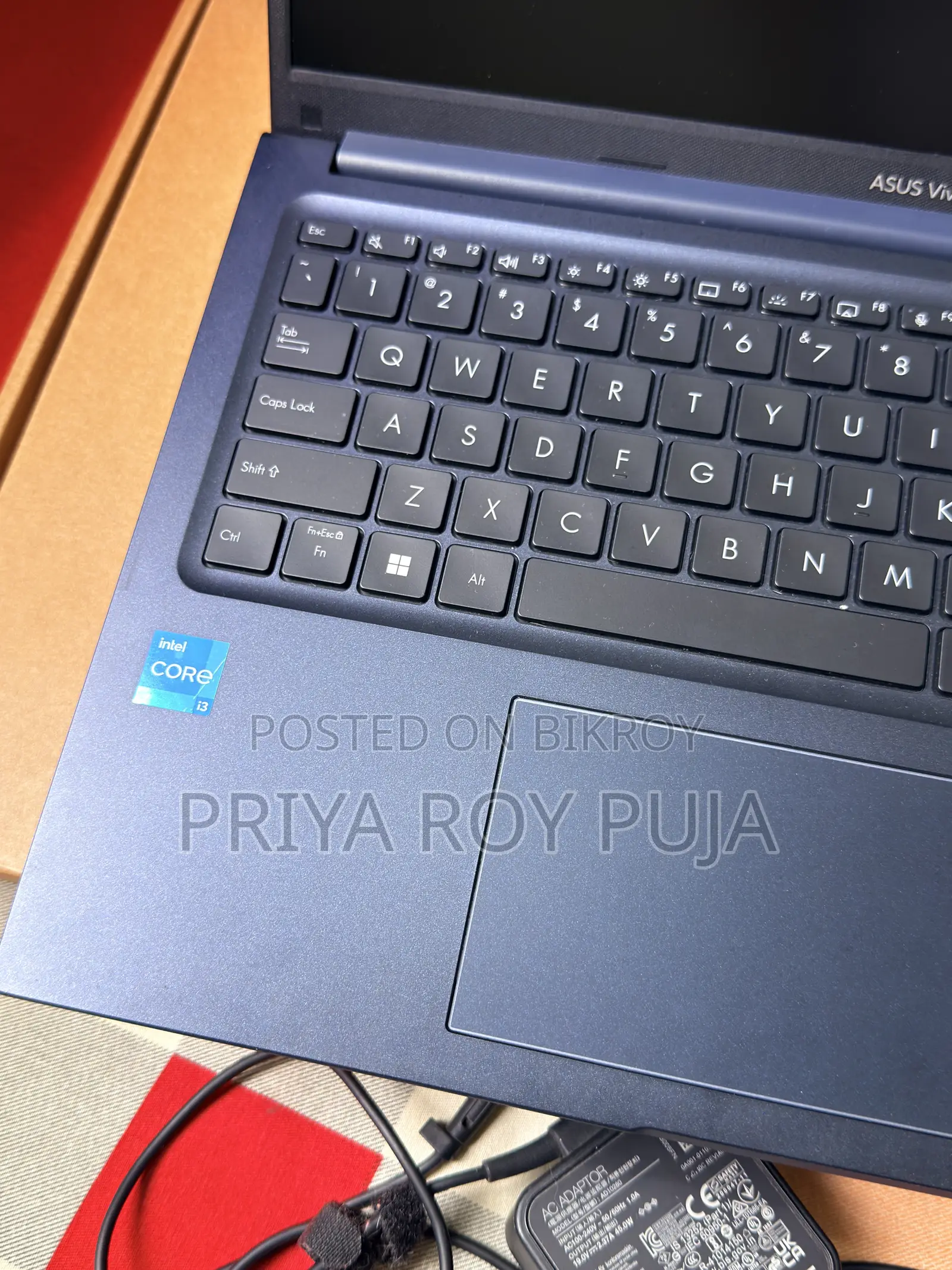 Laptop ASUS Vivobook 15 8GB Intel Core I3 SSD 512GB