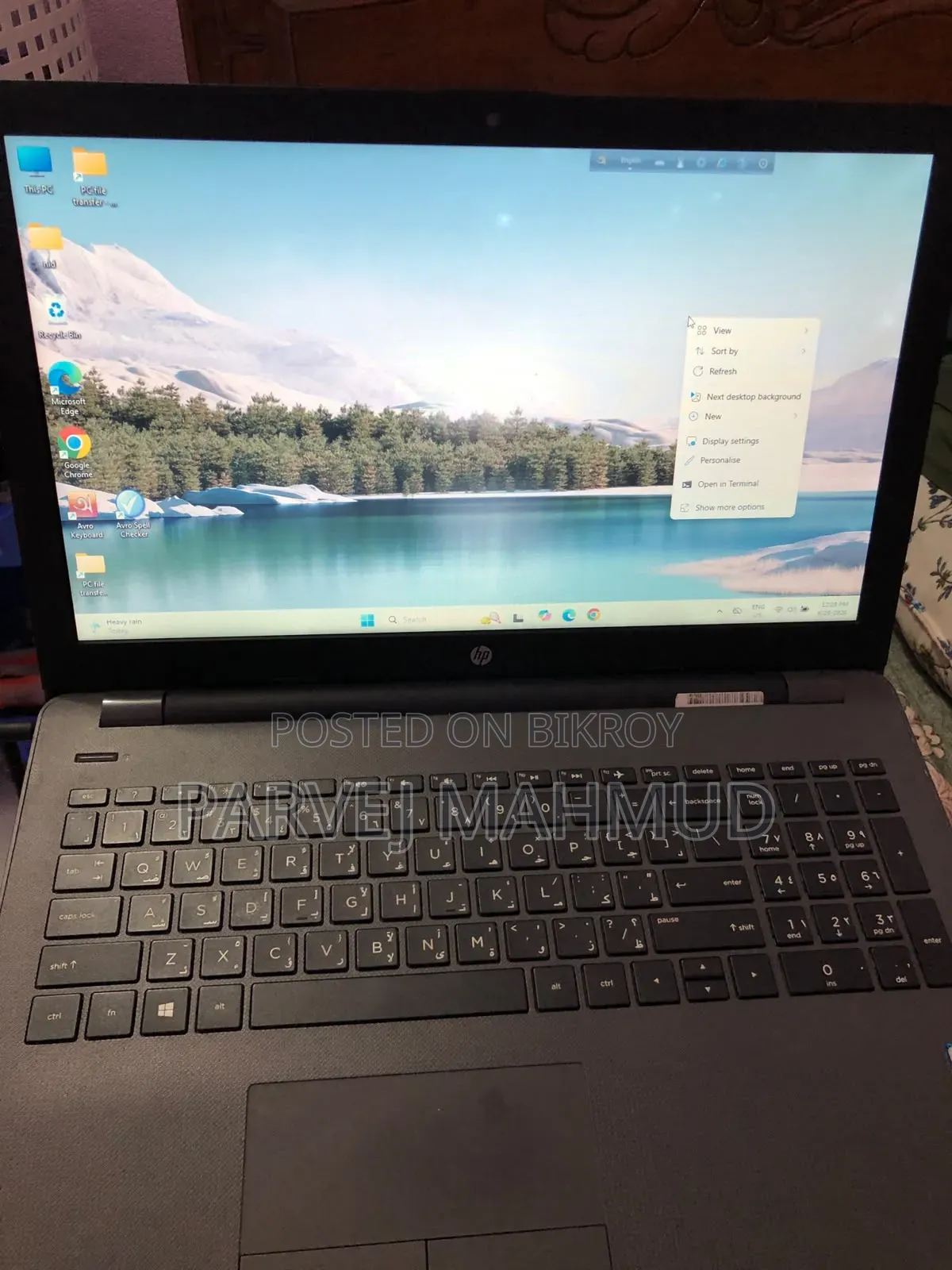 Laptop HP 250 G6 8GB Intel Core I3 SSD 1T