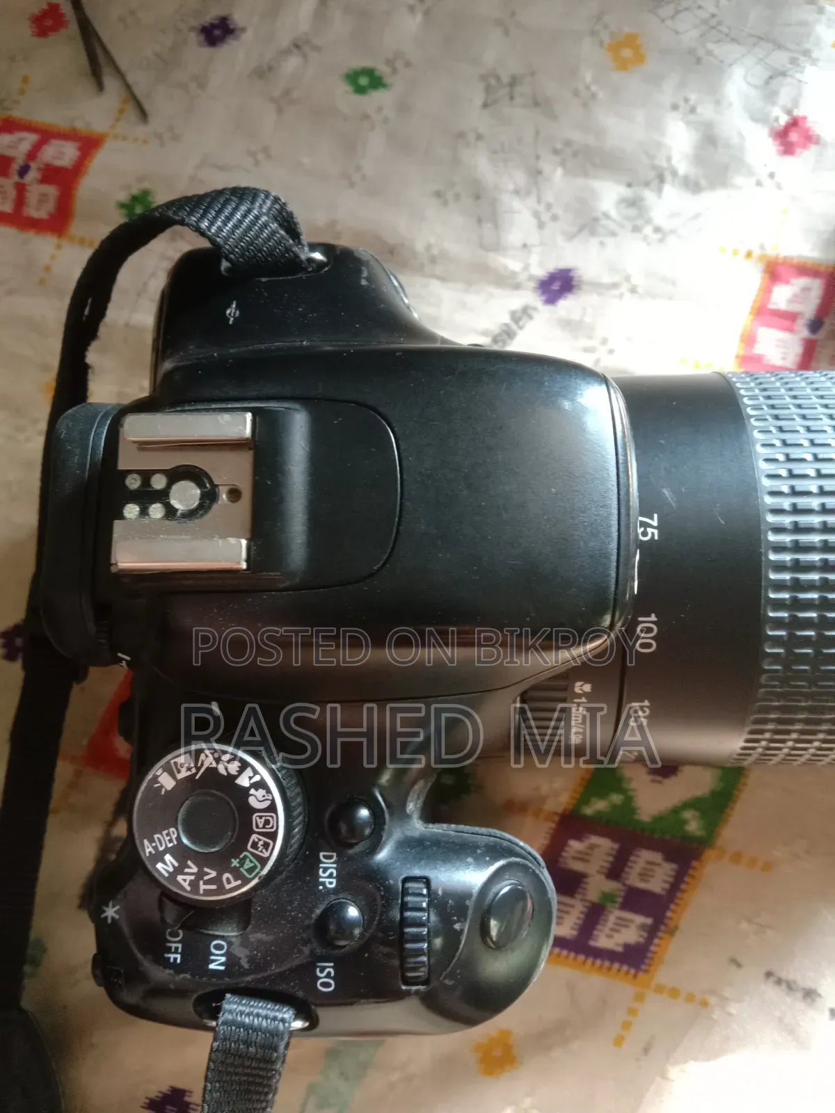 Canon 600D With Zoom Lens 75-300