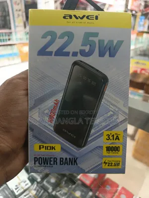 AWEI P10K 10000mAh 22.5W ফাস্ট চার্জিং পাওয়ার ব্যাংক