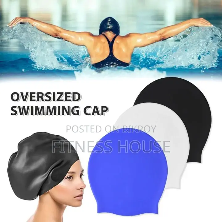 Swimming Cap – Silicone Waterproof Swim Hat for Men, Women, Kids