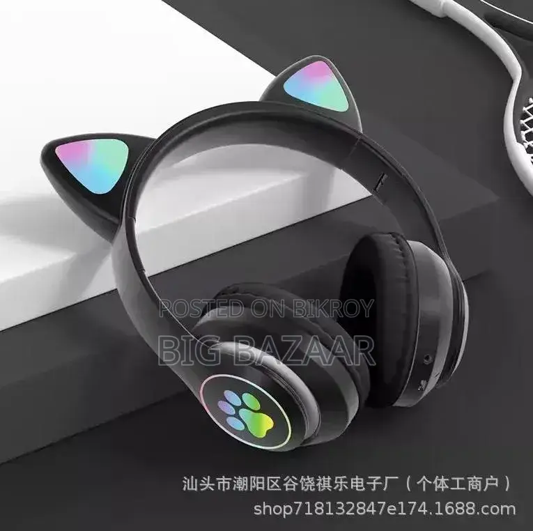 Gradient Color Bluetooth Headphones