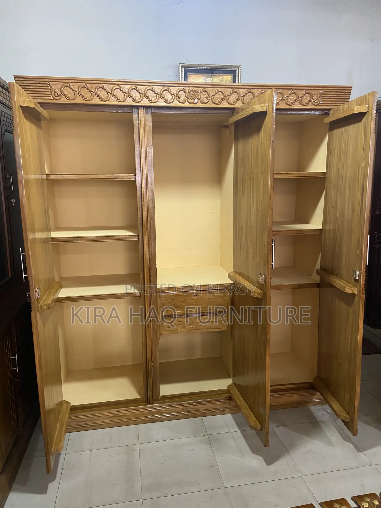 Chittagong Teak Wood Almirah 15% Discount