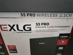 EXLG S5 Pro 2.1-Channel Wireless Home Theater Soundbar