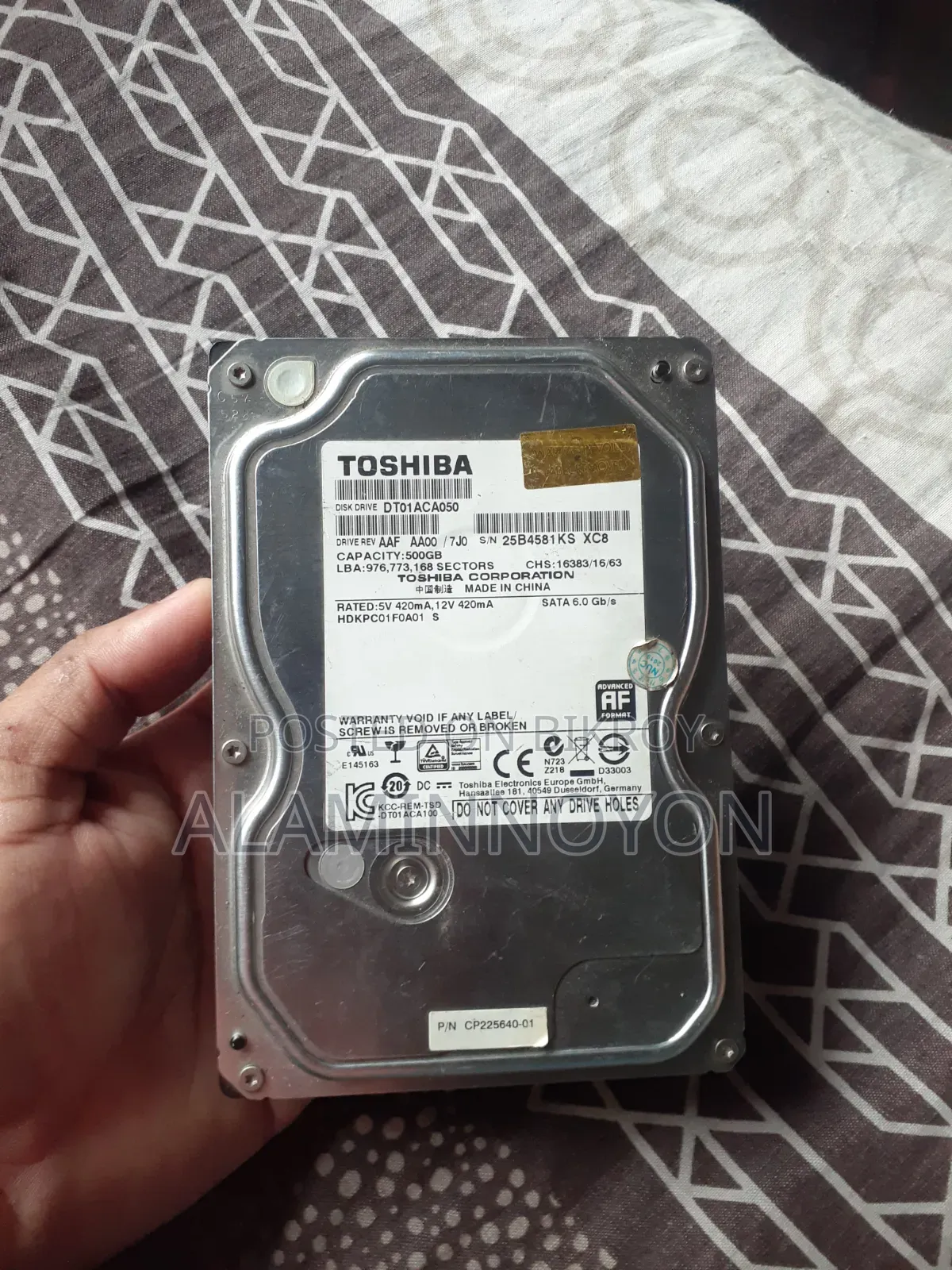 500 GB Hard Disk