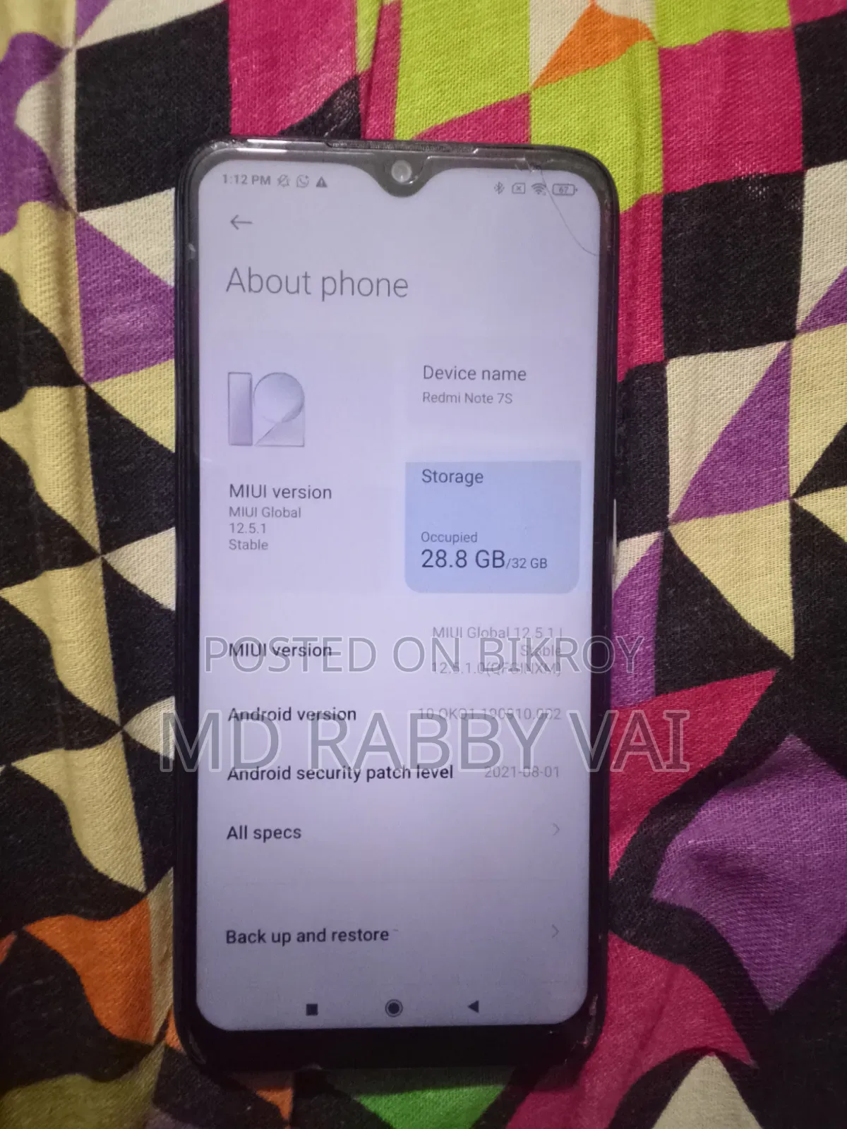 Xiaomi Redmi Note 7S 32 GB Blue