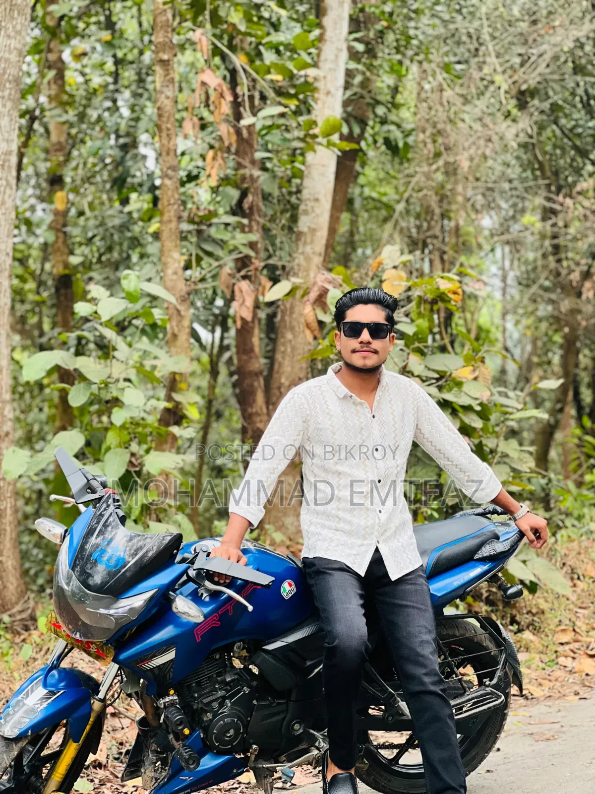 TVS Apache RTR 160 2V 2019 Blue