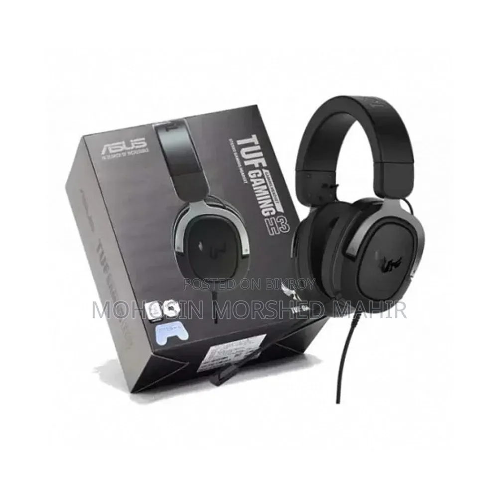 ASUS TUF Gaming H3 7.1 গেমিং হেডসেট (গ্রে গান মেটাল)