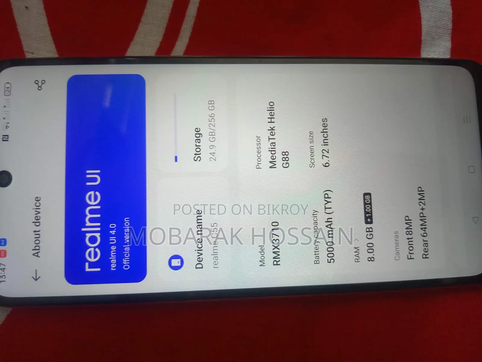Realme C55 256 GB