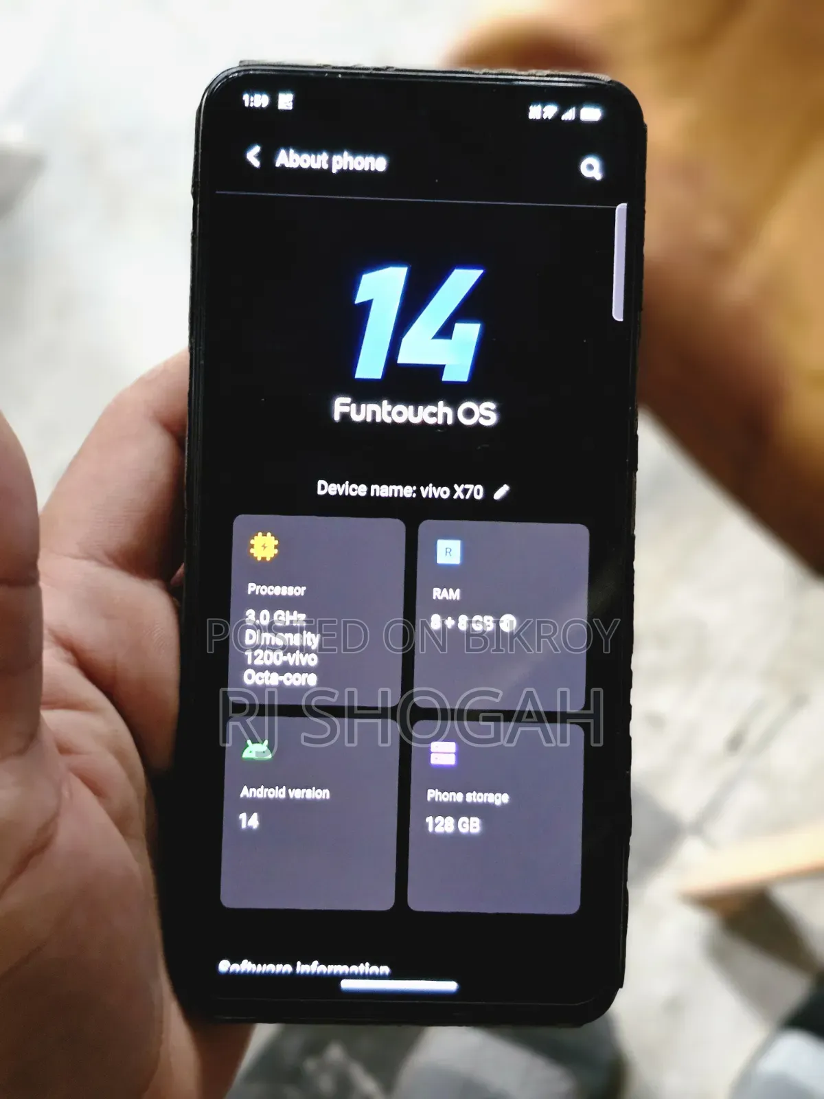 Vivo X70 Pro 128 GB Black