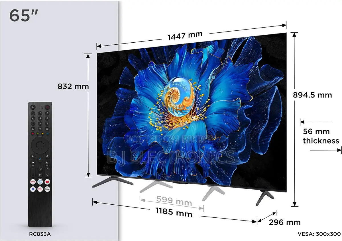 TCL 65c6ks 65" UHD QD MiniLED Smart Google TV
