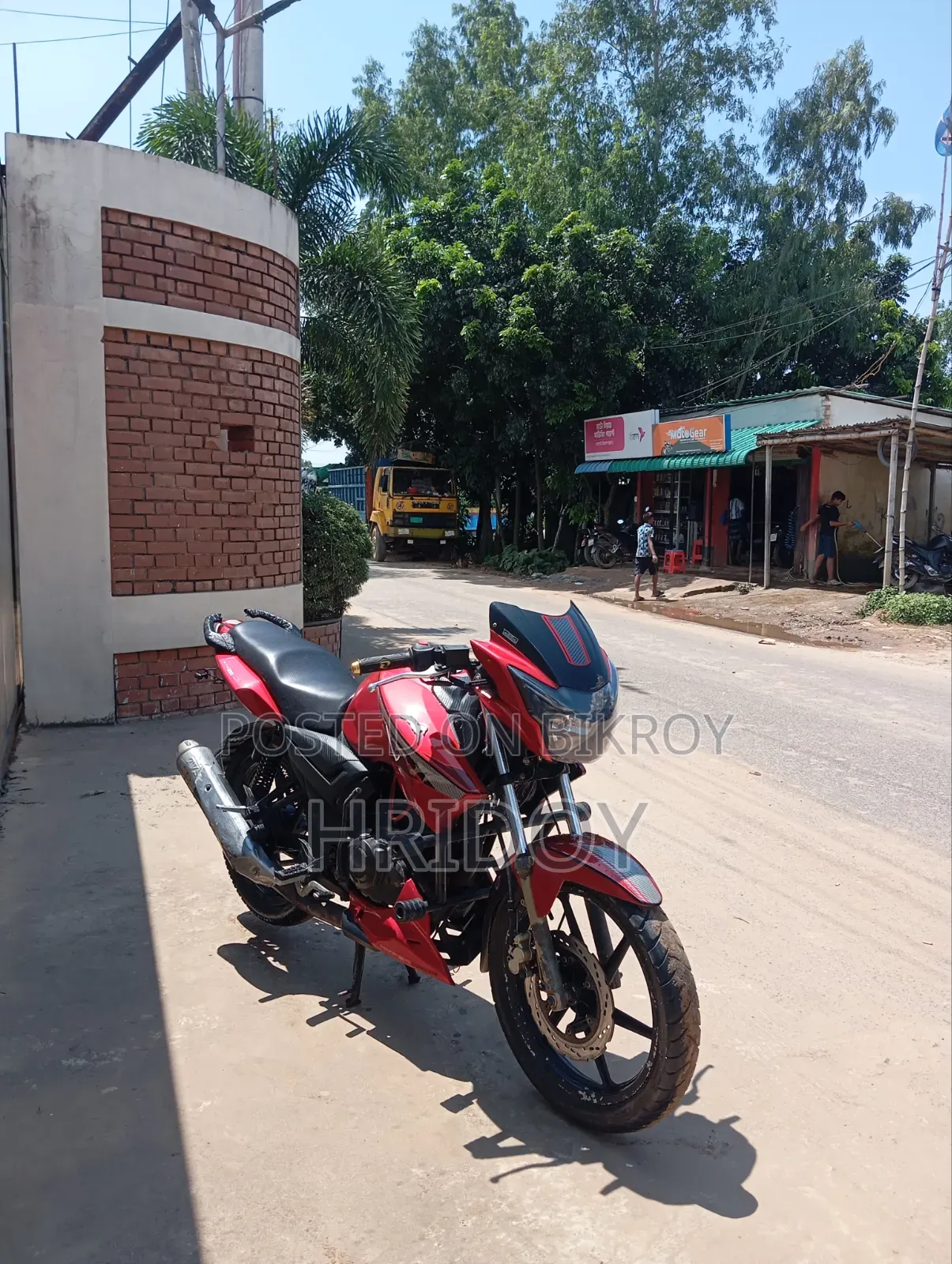 TVS Apache RTR 160 2V 2018 Red