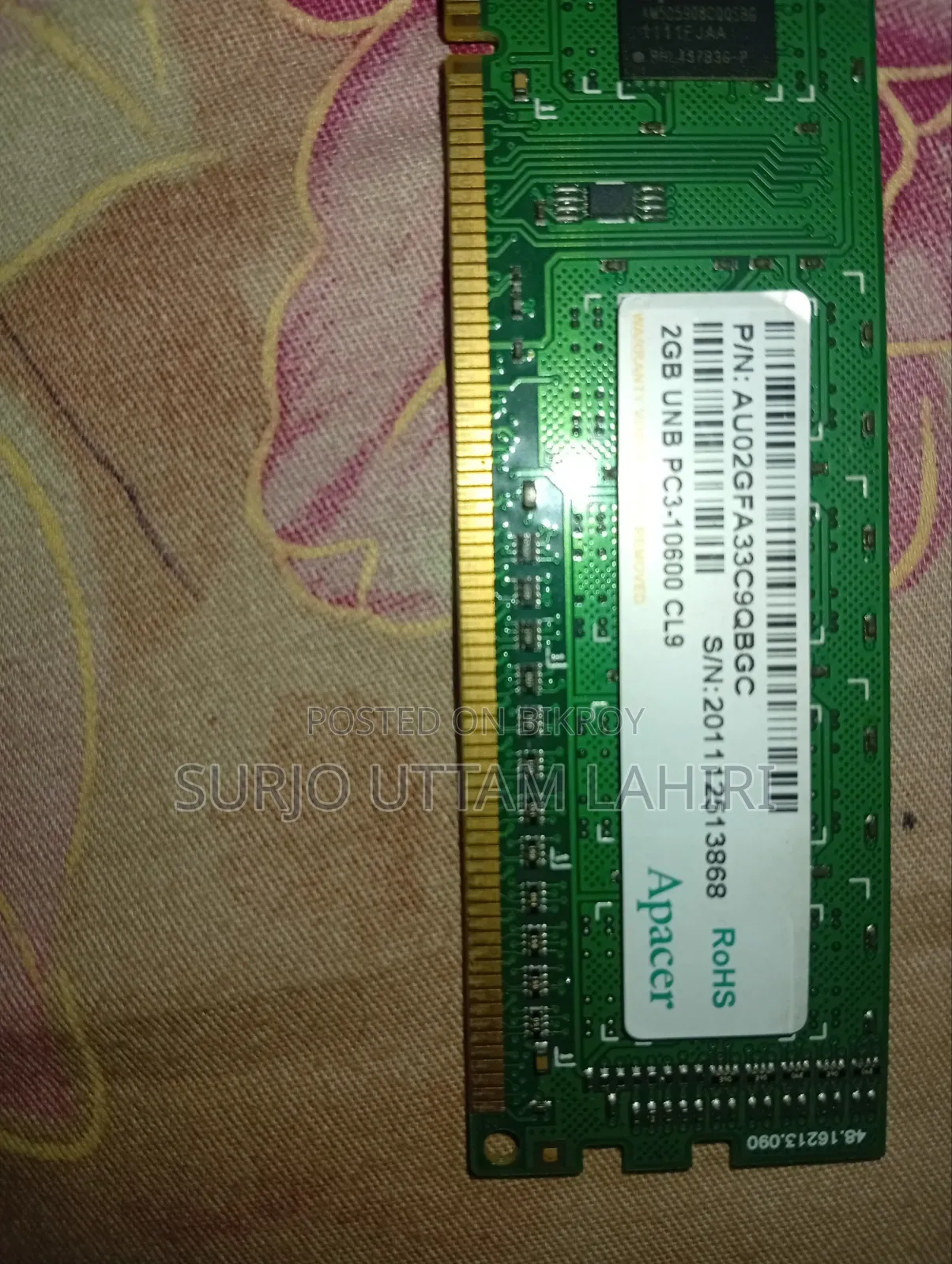 Apacer 2GB DDR3 1333MHz