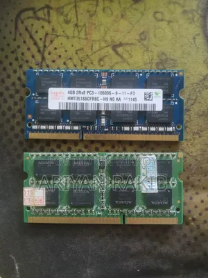 2×4GB Laptop DDR3 RAM (8GB Total) – ADATA + Hynix