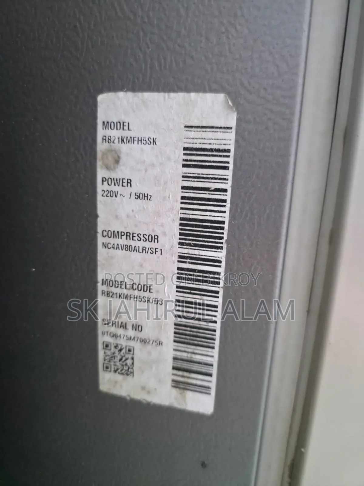 Samsung Refrigerator 218 Liter (Original)