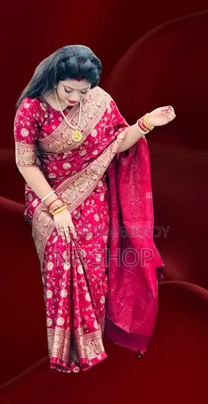 Luxury Japanese Silk Saree (with matching blouse piece)