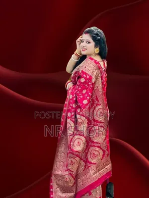 Luxury Japanese Silk Saree (with matching blouse piece)