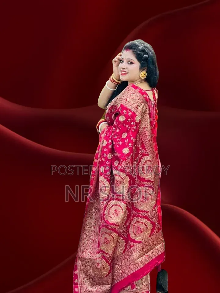 Luxury Japanese Silk Saree (with matching blouse piece)
