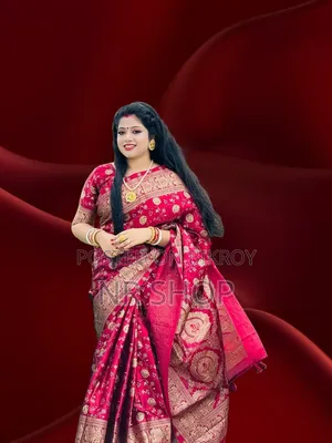 Luxury Japanese Silk Saree (with matching blouse piece)