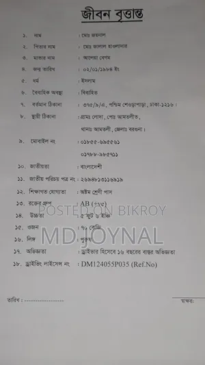 মোঃ জয়নাল