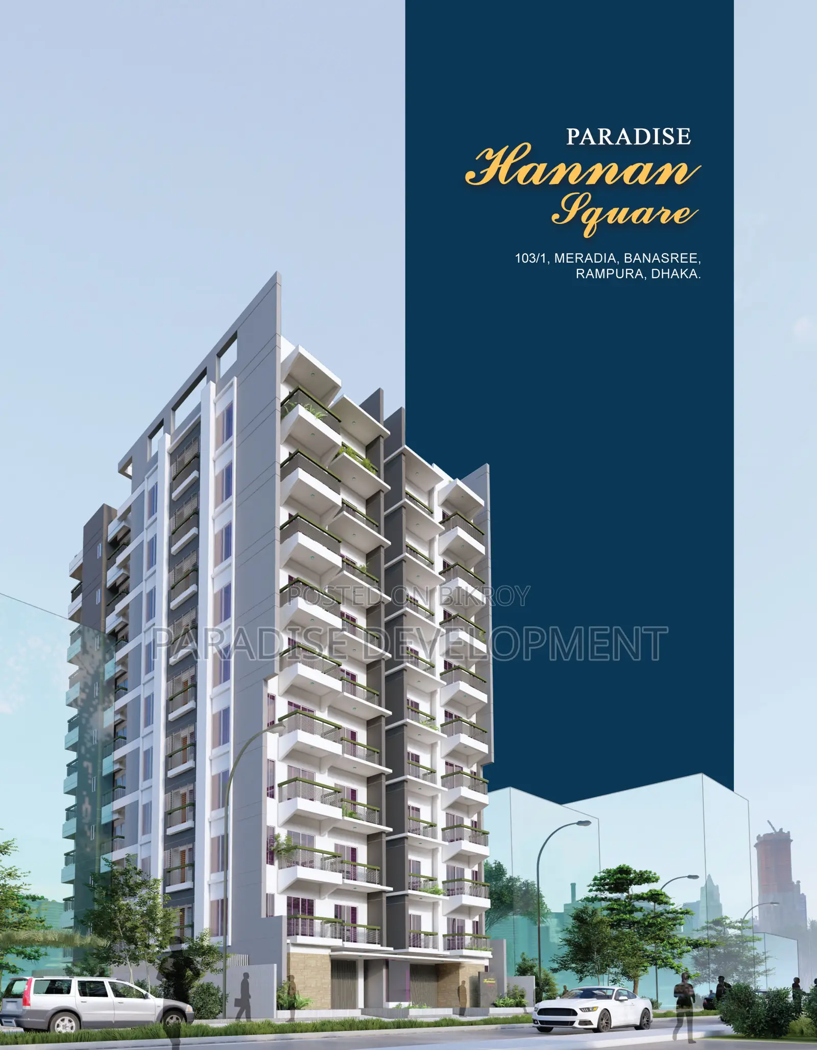 3-bedroom Apartment in Paradise Hannan, Banasree for Sale