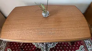 Shegun Wood Dining Table-Good Condition, Solid Wood, Well Maintained