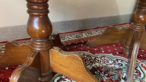 Shegun Wood Dining Table-Good Condition, Solid Wood, Well Maintained