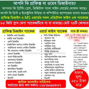 গ্রাফিক্স ডিজাইনের সকল প্রকার এডিটেবল রিসোর্স ফাইল
