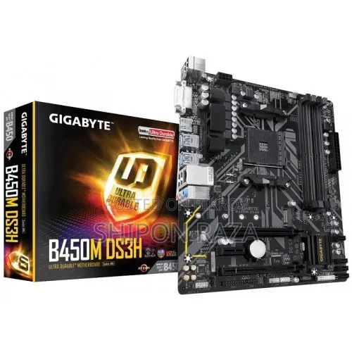 Gigabyte B450M Ds3h AMD Ryzen Am4 Motherboard